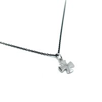 Collana Breda Gioielli in Acciaio Diamante 0.05 Ct C11-19HW ACC-ORO - C11-19HW ACC-ORO